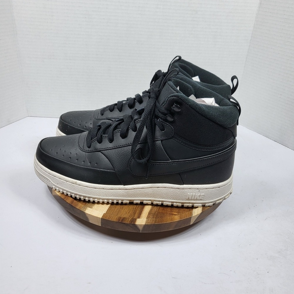 Nike Court Vision Mid Winter Men 9 Black DR7882-002 Good Rugged Sneaker Boot